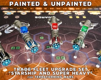 Trade Fleet Upgrade Set "Starship and Super Heavy" for Terraforming Mars