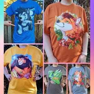 Furry Tshirts - Dragons, Tigers, Foxes, Wolves and Lions