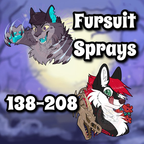 Fursuit Sprays - Fabric Freshener. Scents 138-208