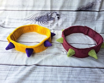 Plush Spiked Minky Fursuit Collars