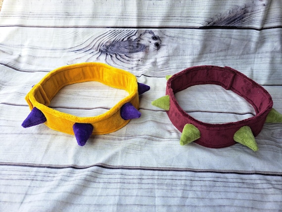 Plush Spiked Minky Fursuit Collars
