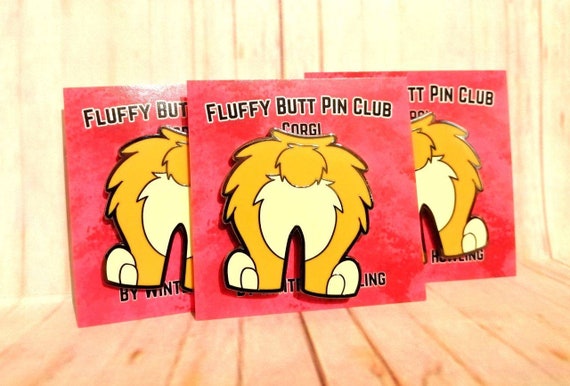 Corgi Enamel Pin