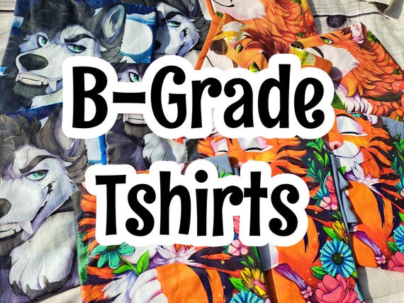 B-Grade Tshirts - Tigers, Foxes, Wolves
