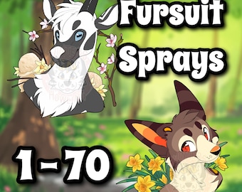Fursuit Sprays/ Fabric Freshener. Scents 1 - 70