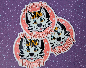Winters Howling Logo Stickers