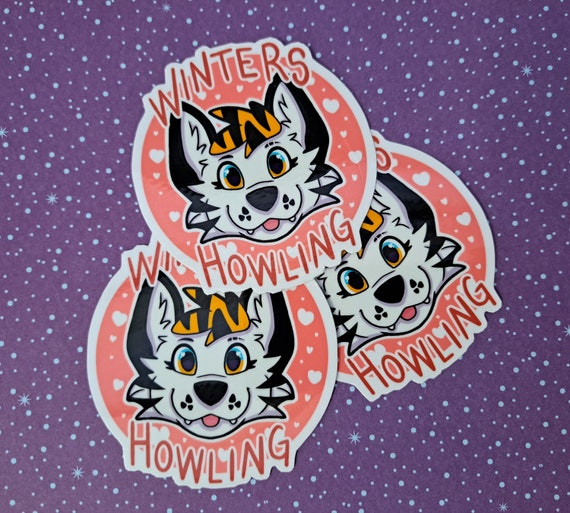 Winters Howling Logo Stickers