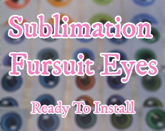 Fursuit Eyes Sublimation Round and Oval