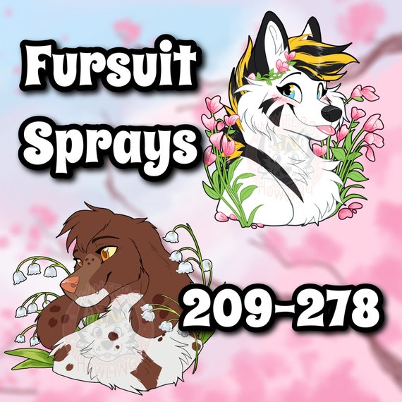 Fursuit Sprays - Fabric Freshener. Scents 209-278