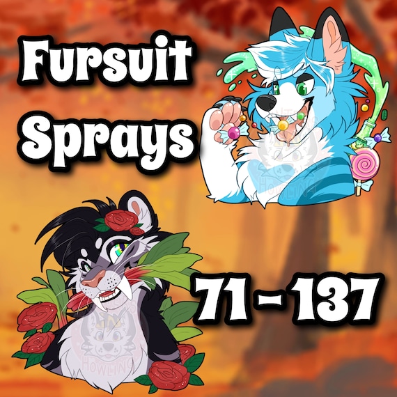 Fursuit Sprays / Fabric Cleaner. Scents 71-138