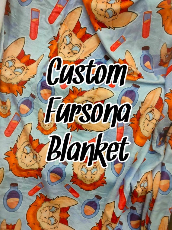 Custom Fursona Blanket