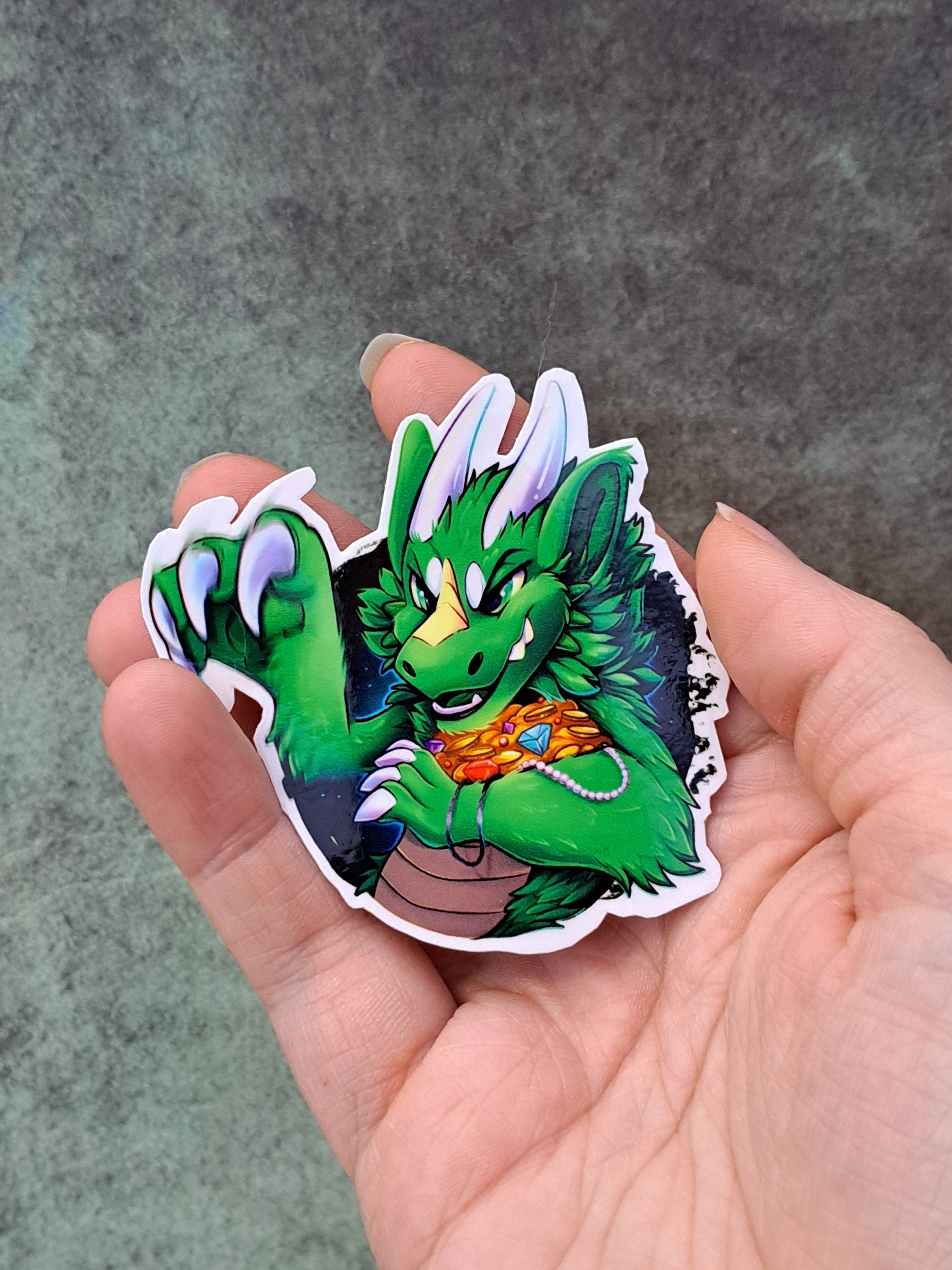 Furry Stickers - Dragons, Wolves, Foxes and Tigers - Etsy