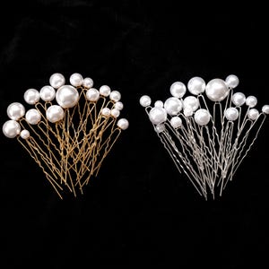 Set of 18 Pearl Bridal Hair Pins, Bridal Hair Accessory,  Pearl Pins,  Wedding Hair Pins, Bridal Hair Pins, Pearl Pin, Wedding Accessories