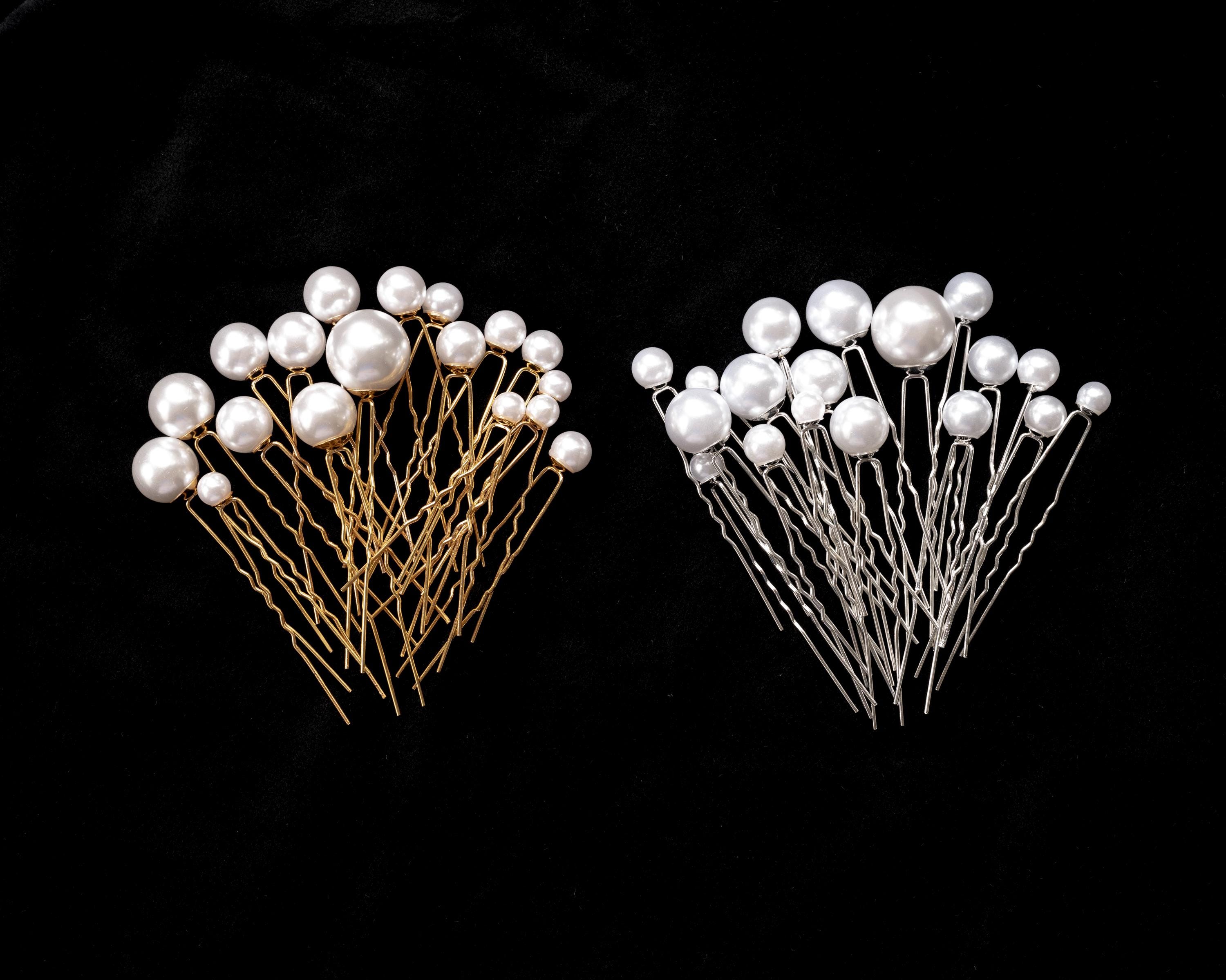 ✨ 18-Piece Pearl Hair Pin Set – Brand New ✨ 81jrj1GsIXL.jpg_BO30,255,255,  main image 3