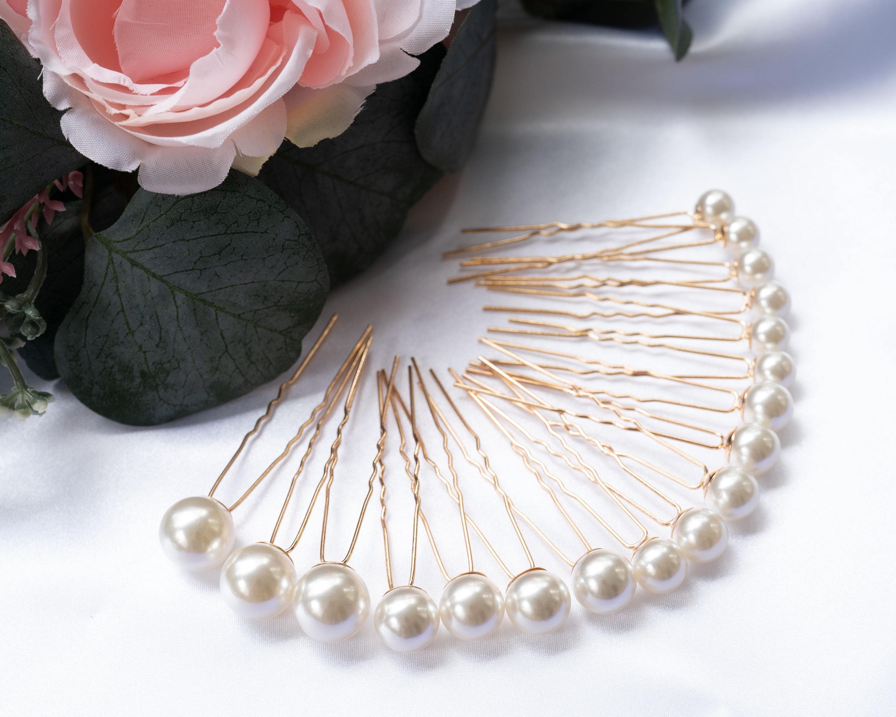 ✨ 18-Piece Pearl Hair Pin Set – Brand New ✨ 81jrj1GsIXL.jpg_BO30,255,255,  main image 2
