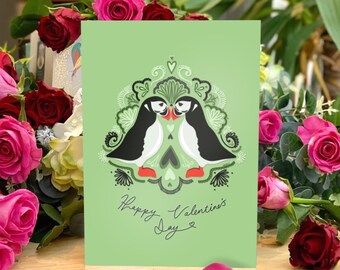Valentine’s Birds - P U F F I N