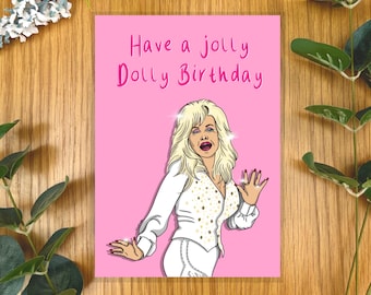 ICONS! - Dolly Parton Themed Birthday Card
