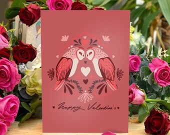 Valentine’s Birds - O W L