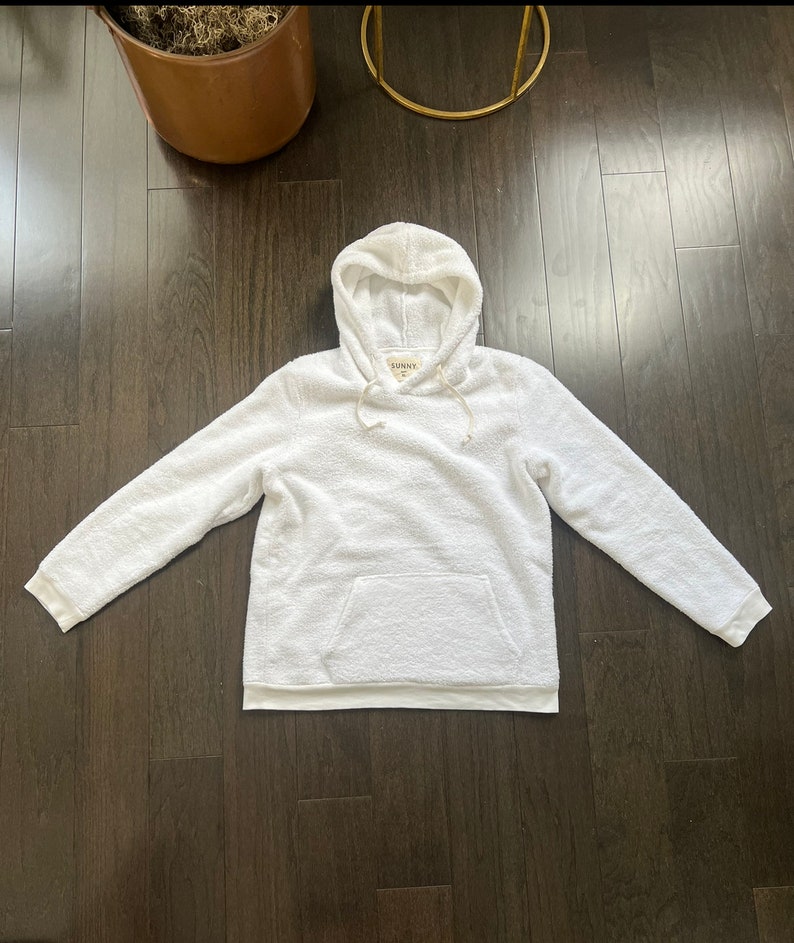 Towel Hoodie Sweatshirt Soft and Cozy Premium Terrycloth Unisex