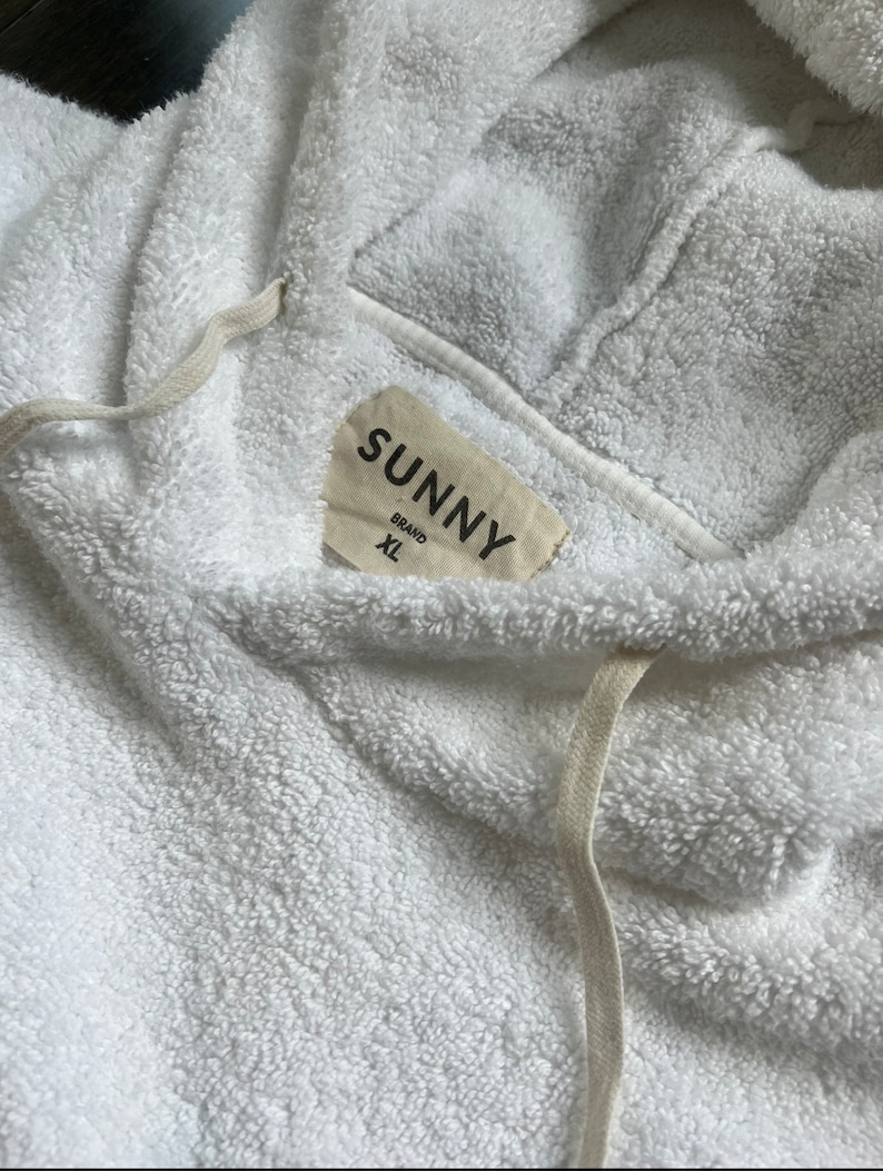 Towel Hoodie Sweatshirt Soft and Cozy Premium Terrycloth Unisex