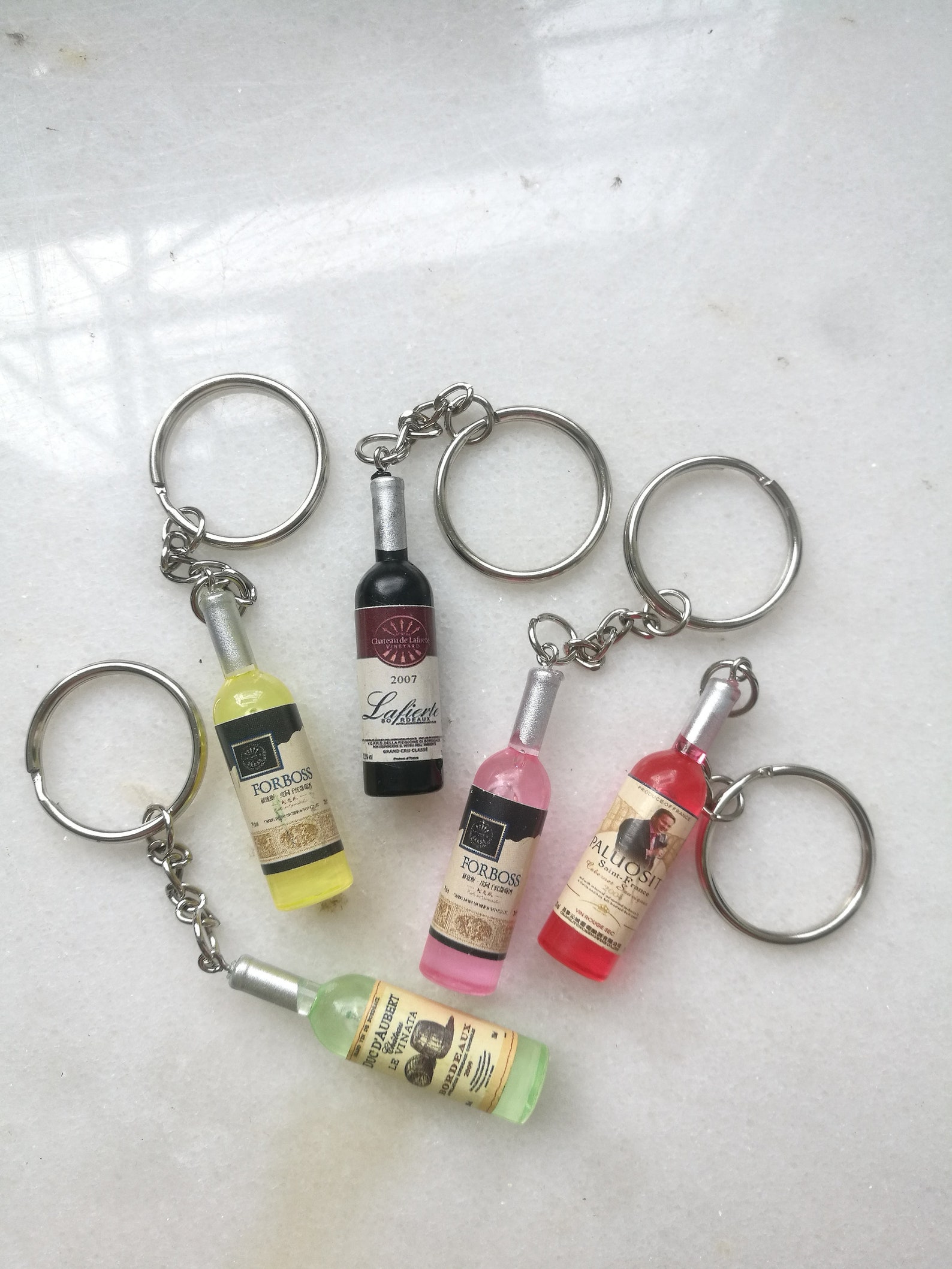 Wine Mini Bottle Keychain Wine Cork Keyring Cute Hen Party Etsy UK