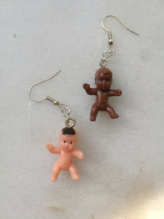 Plastic baby earrings clearance