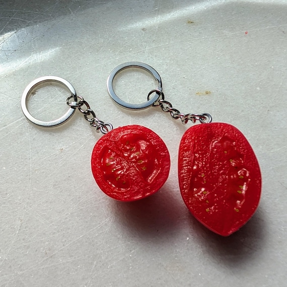 Tomato Keyring