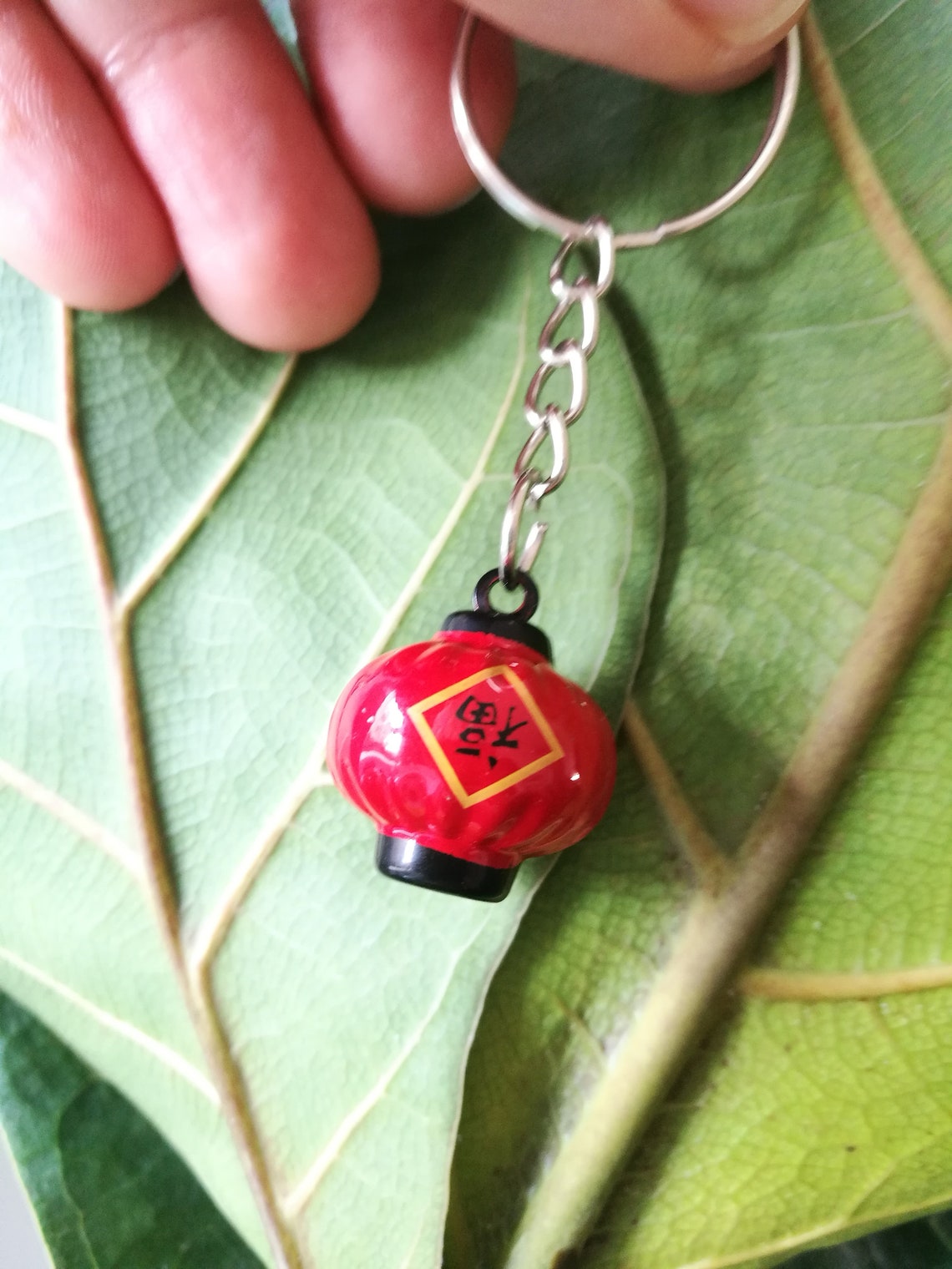 Chinese lucky lantern keychain fun red paper lantern keyring Etsy