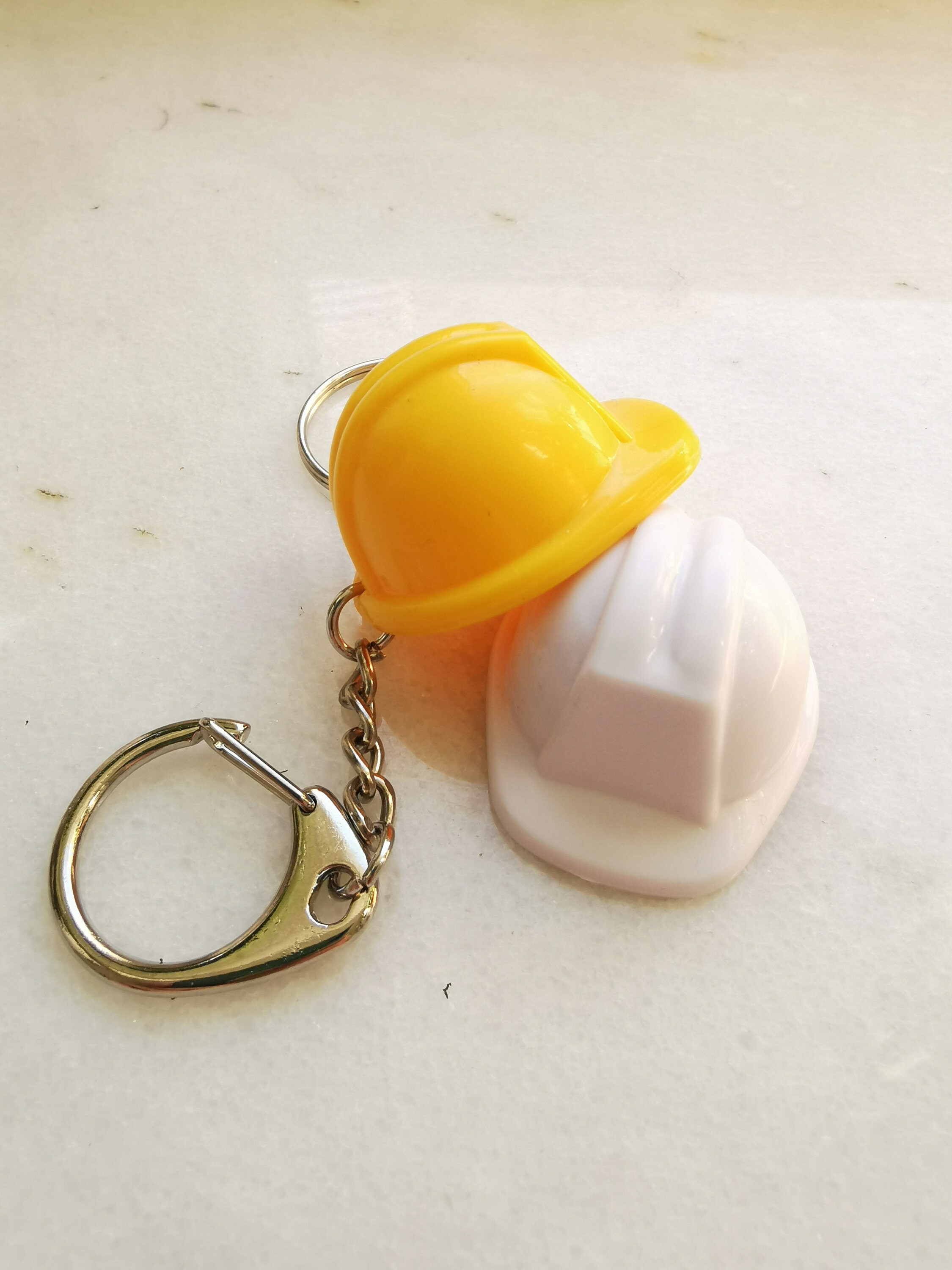 Mini hard hat keychain sale