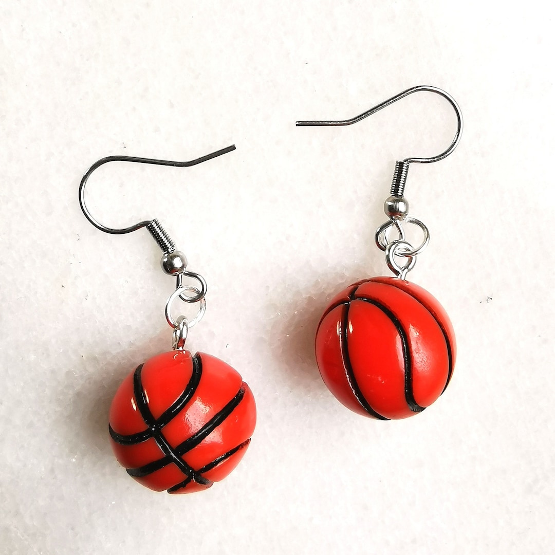 Orecchini A Pallacanestro In Argento Sterling 925 - Regalo Originale Per Fan Di Basket, Donne E Ragazze - Gioielli Sportivi Con Confezione Regalo