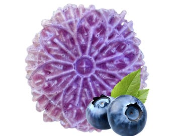 Blueberry Pizzelle Cookies, Crispy Waffle Treat
