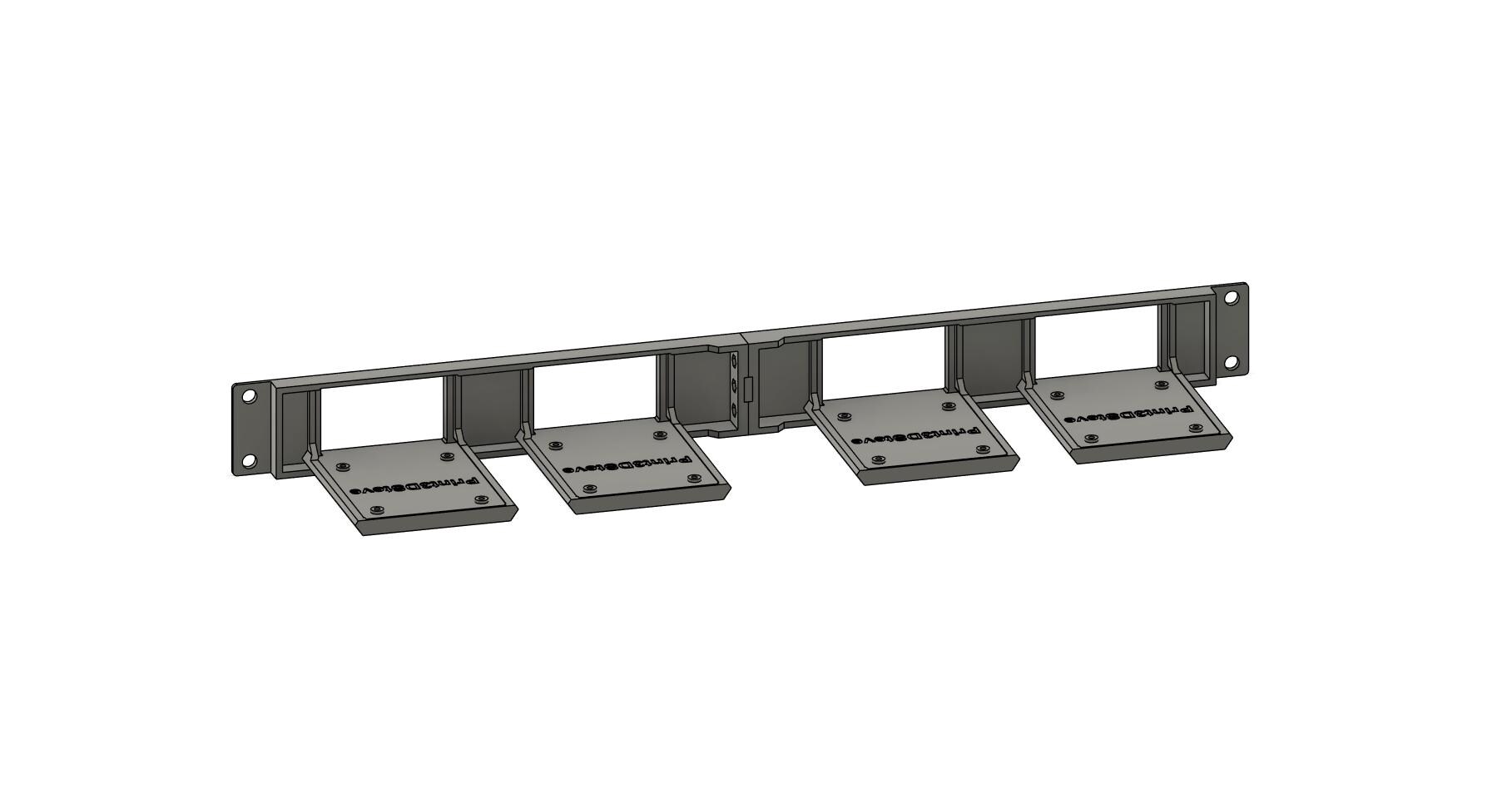 High Rise Raspberry X4 Raspberry Pi Side Out High Rise Trays - 1U 19in Rack Mount - Etsy Canada