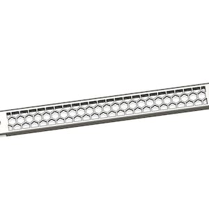 Top or Bottom Hex Vent Rail for DeskPi RackMate