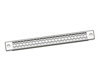 Top or Bottom Hex Vent Rail for DeskPi RackMate