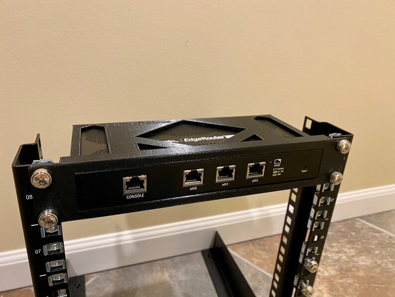 Ubiquiti Edgerouter Lite 10in Half Rack 1U Mount Etsy