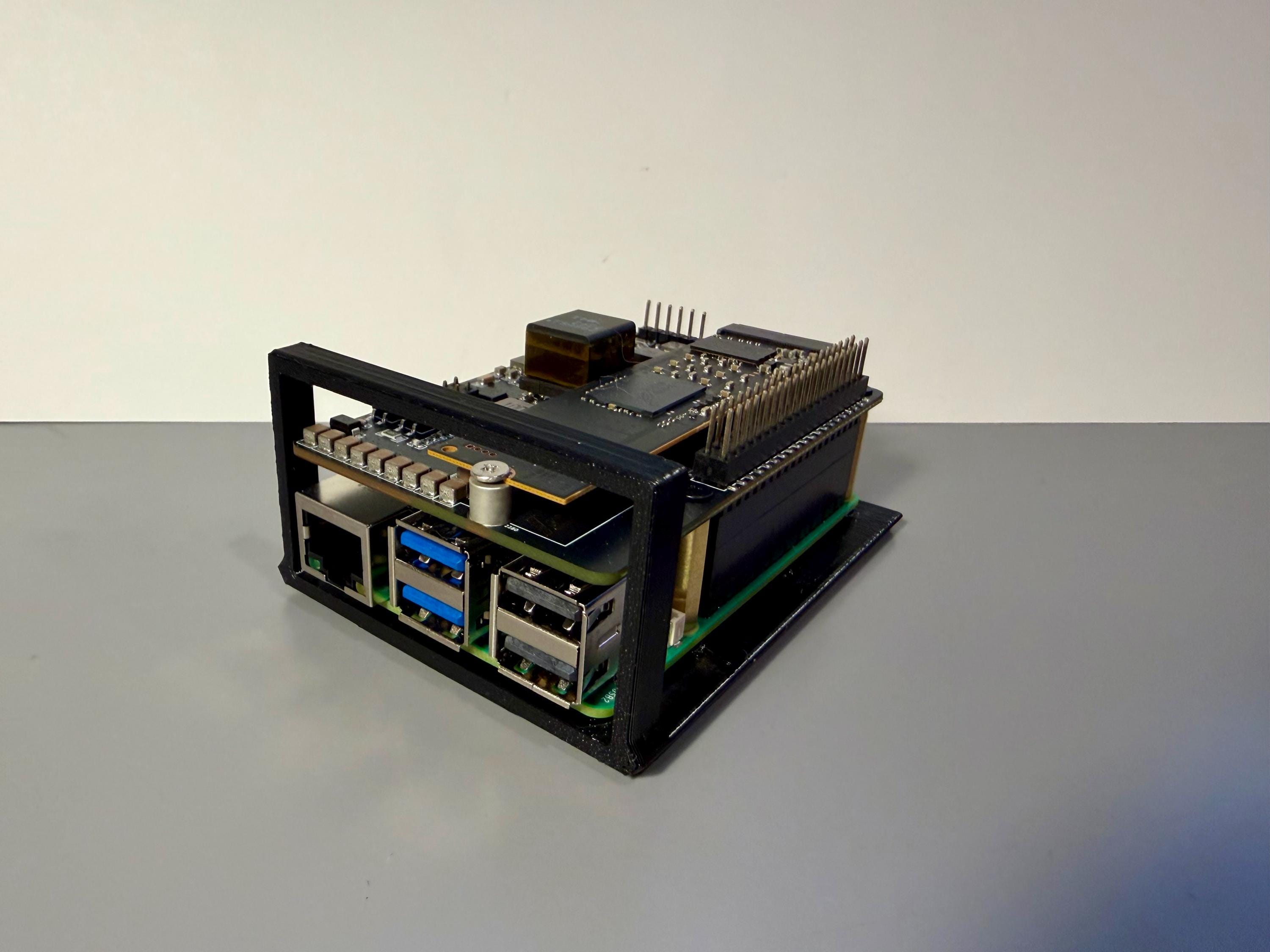High Rise Raspberry X4 Raspberry Pi Side Out High Rise Trays - 1U 19in Rack Mount - Etsy Canada
