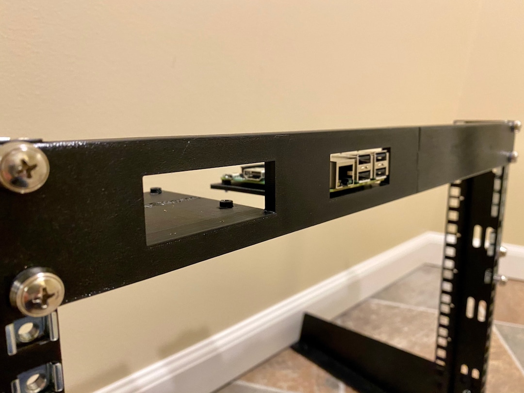 Raspberry Pi 1U 19in Rack Mount Etsy