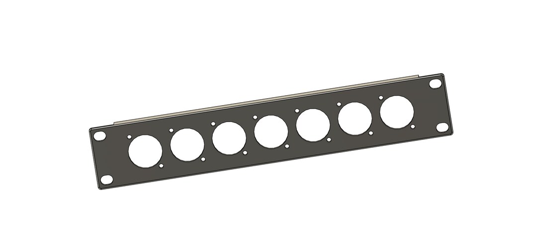 10in Rack Panel D Series Patch Panel - 10in Mini Rack 1U Mount - Etsy