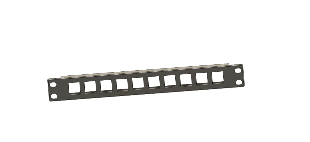 0.7U Keystone Patch Panel - 10in Mini Rack Mount - Etsy