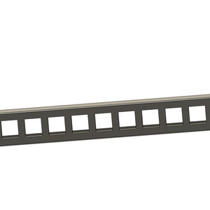 0.7U Keystone Patch Panel - 10in Mini Rack Mount