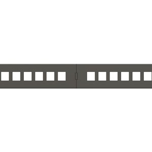 20 Keystone Patch Panel - 1U Rack Mount