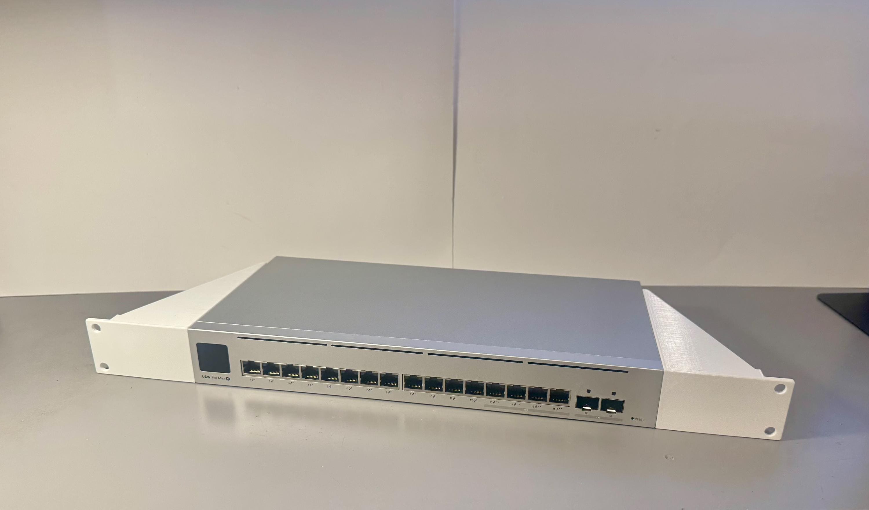 Unifi Switch Pro Max 16 Poe - Centered 1U Rack Mount - Etsy