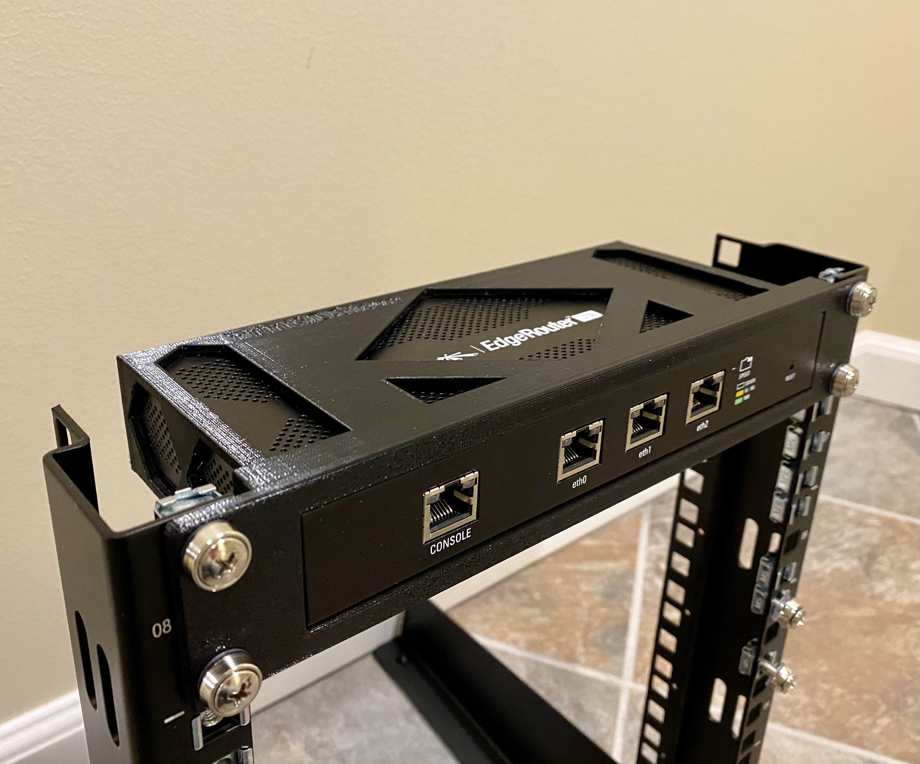 Ubiquiti Edgerouter Lite - 10in Mini Rack 1U Mount - Etsy