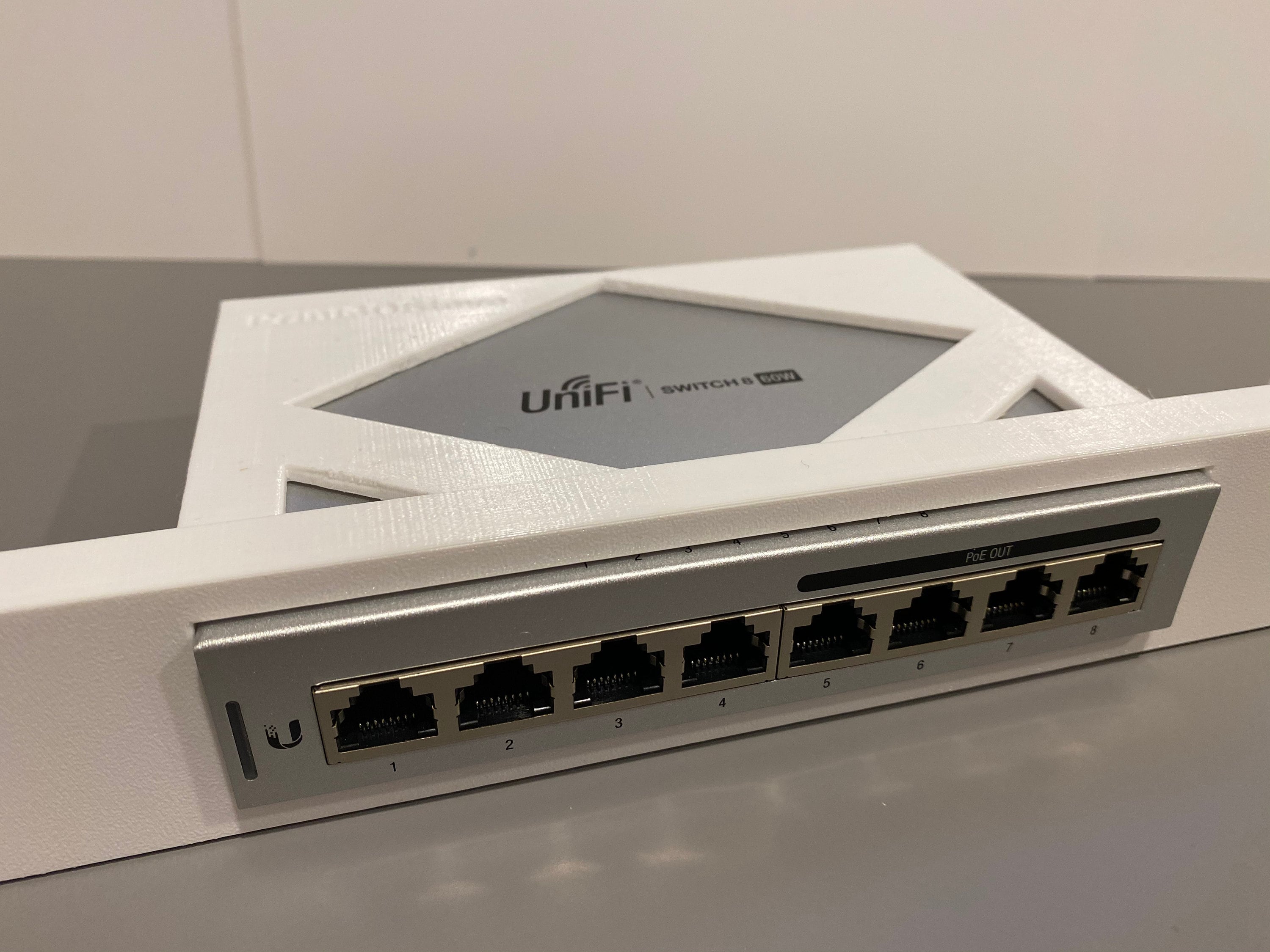 Unifi X2 8 Port 60 Watt Switch 1U Rack Mount - Etsy