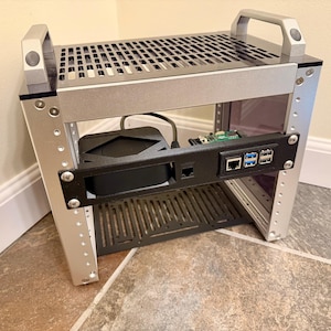 Philips Hue Bridge Pro and Raspberry Pi Slide Out Tray - 10in Mini Rack 1U Mount