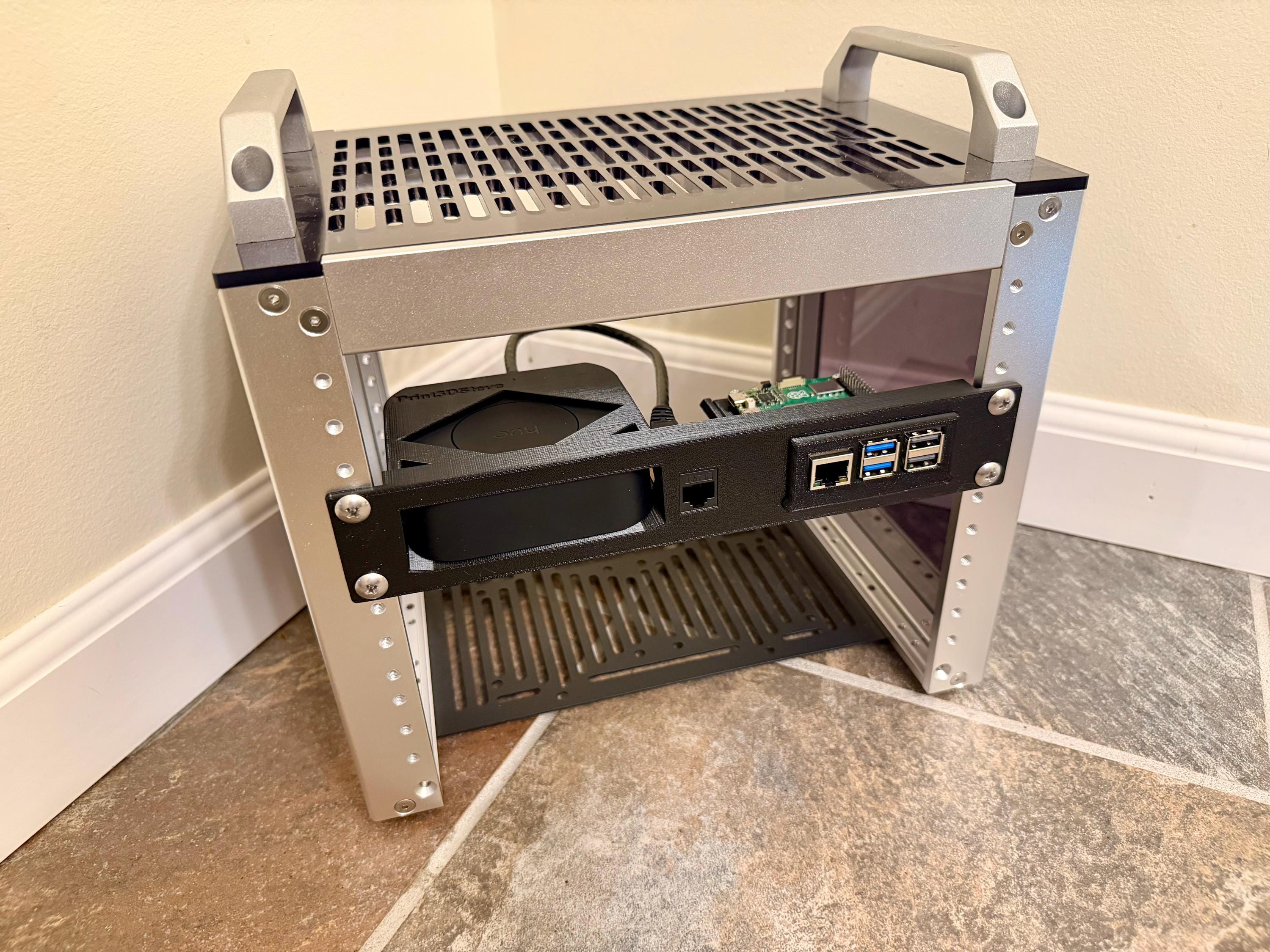 Philips Hue Bridge Pro and Raspberry Pi Slide Out Tray - 10in Mini Rack ...