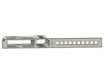 Unifi Ai Key, Ai Port and x10 Keystone Patch Panel - 1U Rack Mount