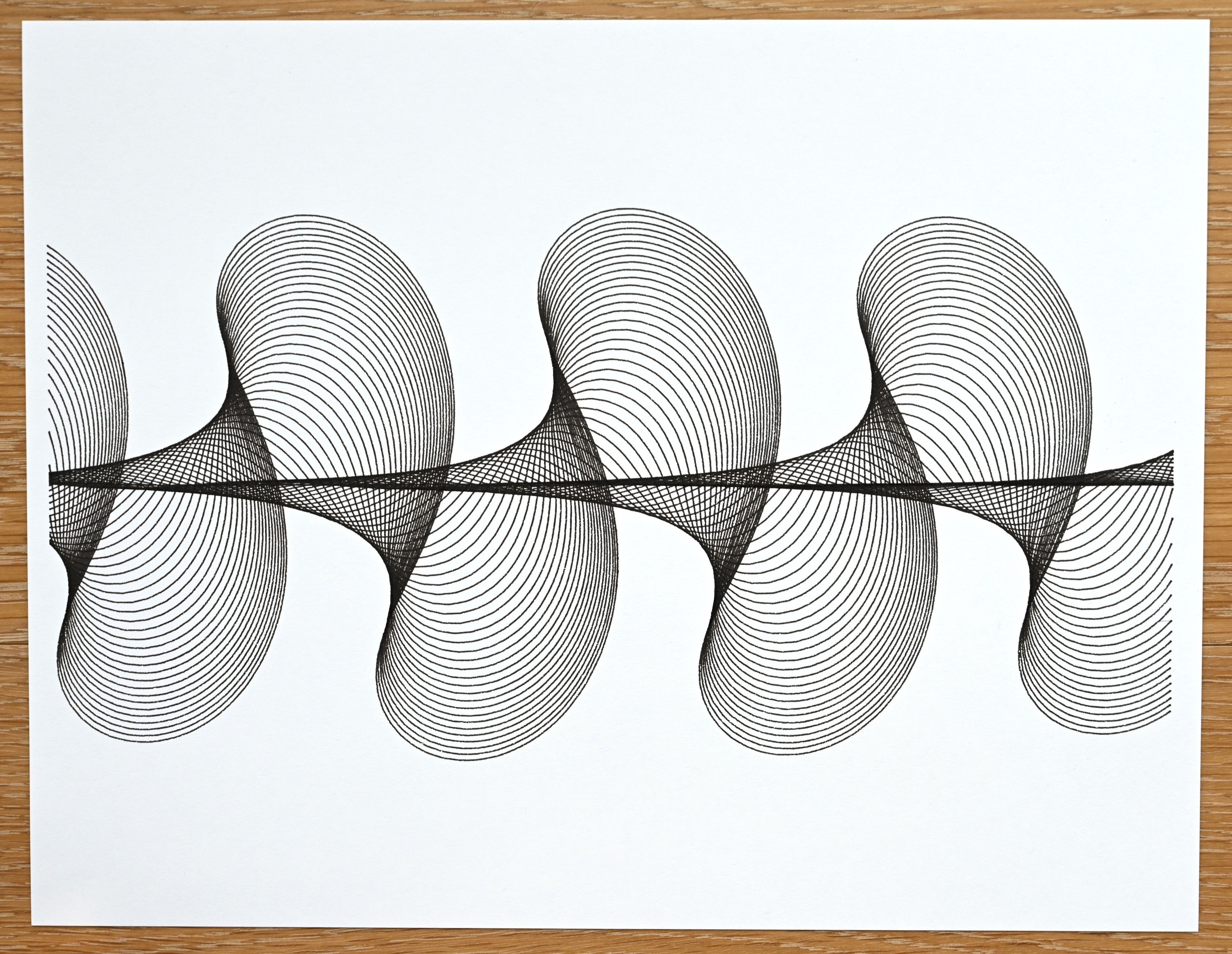 Meander Art 9 Abstract Modern Wall Art Generative Art Etsy