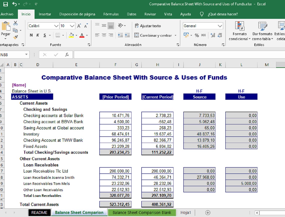 excel-template-statement-of-source-and-use-of-funds-cash-flow-etsy
