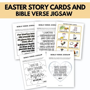 Christian Family Easter Activity Sheets, PDF, Printable, Instant ...