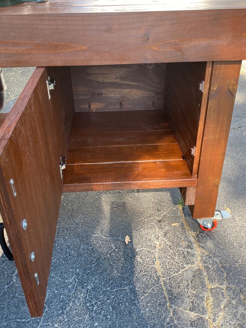 DIY er Charcoal Grill Table With Build Plans Etsy